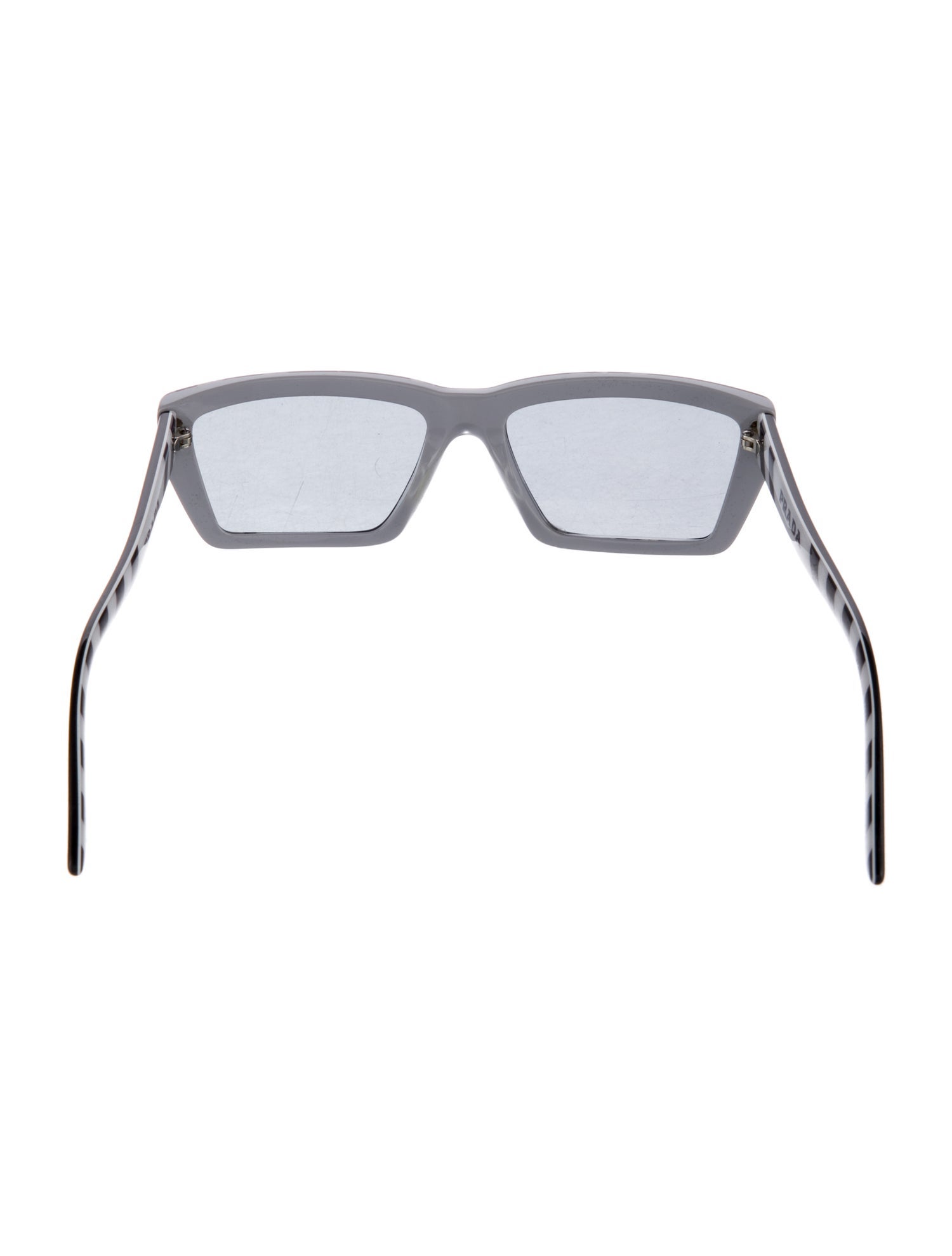 Prada Square Mirrored Sunglasses